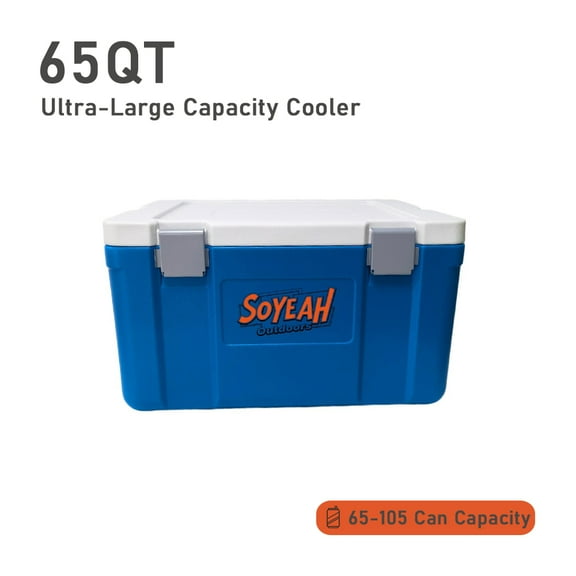 65-85QT Portable Ultra-Large Cooler Collection - 5-7 Days Cold Retention, 65-135 Can Leakproof Coolers for Group Trips & Beach Activities