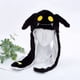 thumbnail image 3 of Lindo gorro de felpa transfronterizo con orejas móviles para mujer, cálido y dulce en otoño e invierno, camioneta de dibujos animados, pequeño perro blanco, 3 of 5