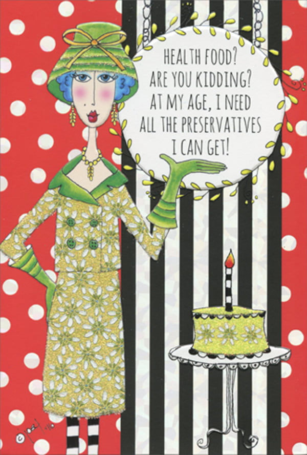 Pictura Preservatives Dolly Mamas Funny / Humorous Feminine Birthday ...