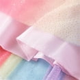 thumbnail image 6 of WIBACKER 2-7T Little Girl's Cotton Tutu Dress Rainbow Unicorn Summer Tulle Sundress, 6 of 9