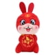 thumbnail image 2 of Conejito de peluche, conejito de peluche de Año Nuevo, muñeco de conejito de Año Nuevo, lindo animal de peluche de apariencia llamativa, 2 of 14