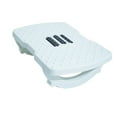 thumbnail image 3 of colaxi Under Desk Rocking Foot Rest with Massage Rollers Foot Stool for Work Office White, 3 of 9