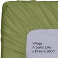 thumbnail image 6 of Utopia Bedding Queen Fitted Sheet - Bottom Sheet - Deep Pocket - Soft Microfiber - Shrinkage and Fade Resistant-Easy Care -1 Fitted Sheet Only Olive, 6 of 8