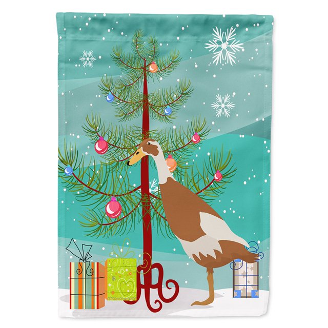 "Treasures bb9232chf Indian Runner pato Navidad decorativa casa bandera, tamaño, multicolor" Caroline's Treasures BB9232CHF