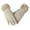 Beige, variant on Naierhg 1 Pair Bowknot Decor Thickened Solid Color Women Gloves Autumn Winter Double sided Fleece Driving Gloves keep warm Pink