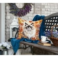 thumbnail image 4 of Carolines Treasures DAC7164PW1818 18 x 18 in. Ragdoll Cat in Fall Leaves Throw Pillow, 4 of 5