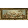 thumbnail image 2 of Daniel Gran 14x8 Black Ornate Wood Framed Double Matted Museum Art Print Titled: Greeting of Venus at Mount Olympus, 2 of 5
