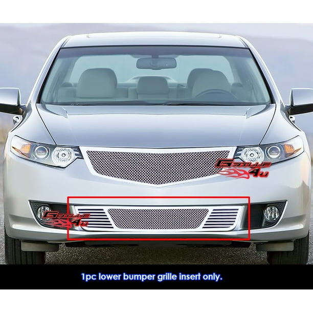Compatible with 20092010 Acura TSX Bumper Stainless Steel Mesh Grille