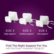 Poise Impressa Womens Incontinence Bladder Support for Women, Size 3, 21 Count