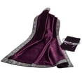 thumbnail image 4 of 2pc Retro Card Mantel Tapiz Adivinación Wicca Velvet Pouch Sunnimix Altar Tarot Cards Pouch, 4 of 8