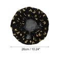 thumbnail image 2 of Unique Bargains Women Gold Butterfly Shower Cap 3 Pcs Black Butterfly, 2 of 3