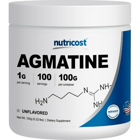Ribose 100 Grams Powder - Nutricost Agmatine Powder 100 Grams - Pure, High Quality Agmatine 100 Servings (Agmatine Sulfate)