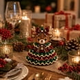 thumbnail image 5 of Crochet Animal Christmas Tree DIY Kit DIY Crochet Christmas Tree Kit Christmas DIY Crochet Kit for Beginners Handmade Holiday Craft Set,Deer, 5 of 7