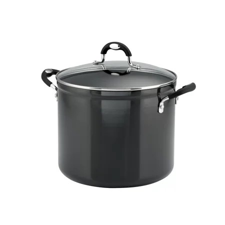 

Tramonmo12 Qt Style Gray NS Covered Stock Pot