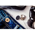 thumbnail image 4 of Silicone Button Covers to Prevent Shirt Holes  (12-Pack Black & Clear), 4 of 5