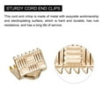 thumbnail image 4 of 200uds Abrazaderas Unique Bargains engarce extremo, metal, dorado, 8x5.5mm, 4 of 7