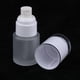 thumbnail image 3 of Paquete de 3 botellas con bomba sin aire de 20 ml, contenedor de viaje para loción y champú líquido. Gorra blanca, 3 of 6