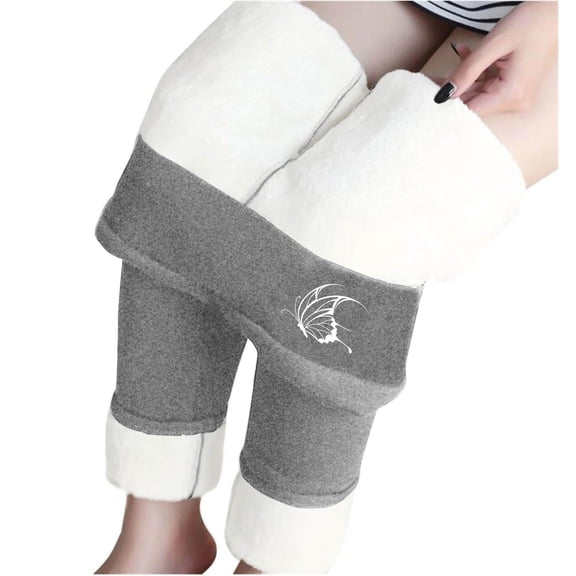 REALiKUN Women's Thick Fleece Lined Leggings, Thermal Winter Yoga Pants for Cold Weather, High Waisted