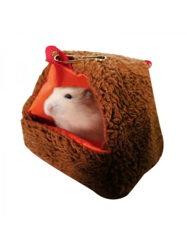 Topumt Pet Hamster Triangular-shaped Hanging Warm Hammock