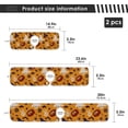 thumbnail image 4 of Coolnut 2 Pack Faucet Mat Splash Guard for Kitchen Sink, Ghosts Skulls Halloween 14x5 Inch Super Absorbent Microfiber Sink Protector Mat, Kitchen Sink Mat Machine Washable Kitchen Sink Accessories, 4 of 7