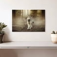 thumbnail image 2 of Elephant Stock Bold Wolf Wall Art - Horizontal Canvas Wall Art - Living Room Wall Decor - Animal Canvas - Brown And Gray Decor - 12" x 8", 2 of 8