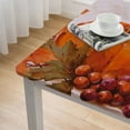 thumbnail image 5 of BANET Fall Tablecloth Thanksgiving Square Table Cloth Pumpkins white, 5 of 8