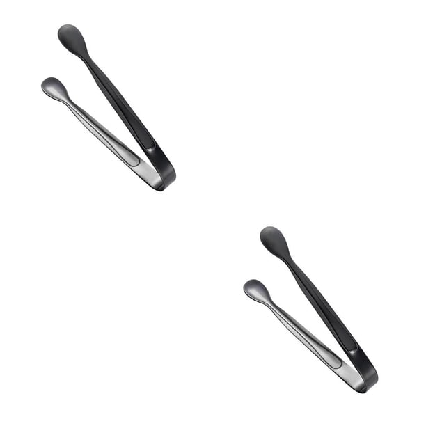 Pinza de azúcar Monstrate de acero inoxidable elegante Negro 2piezas