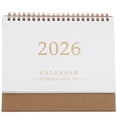 thumbnail image 1 of Calendario de escritorio pequeño 2025-2026: Mini calendario de Año Nuevo de escritorio, plegable, para el hogar, la escuela y la oficina., 1 of 5