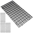 thumbnail image 6 of LEORX Fish Tank Grid Divider 4Pcs PP Material Water Permeable Isolation Support Mixed Fish Breeding 11.8X5.9X0.4In, 6 of 8
