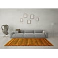 thumbnail image 3 of Ahgly Company Machine Washable Indoor Rectangle Persian Yellow Traditional Area Rugs, 8' x 10', 3 of 4