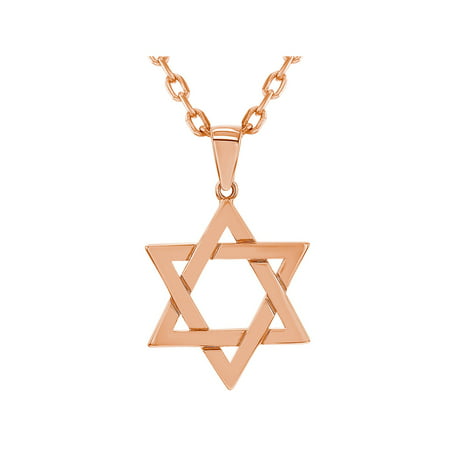 Religious Jewish Star Of David Pendant Necklace for Ladies