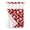 Red, variant on No Hook Cloth Fabric Shower Curtain with Snap in Liner, Blue Pineapple Floral Waterproof Shower Curtains Set with See Through Top Window, Summer Tropical Farmhouse Flowers Bath Curtains 36"x72"