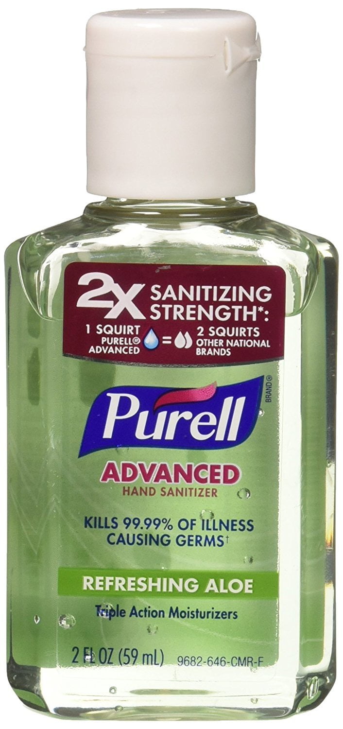 Purell Advanced Hand Sanitizer Refreshing Aloe 2 oz (Pack of 6)