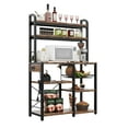 thumbnail image 3 of CazToi Industrial 6-Tier Bakers Rack with Power Outlet Ideal for Kitchen, Dining & Living Room, 3 of 8