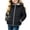 Black, variant on Auroural Girls Winter Coats Size 10-12 Girls Hooded Puffer Jacket Zip Up Quilted Warm Winter Coat Kids Outerwe 1-13 Year