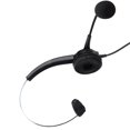 thumbnail image 1 of Casque pour Centre d'Appels, Casque Filaire Professionnel Compatible pour l'Écoute, Confortable avec Microphone pour Ligne Fixe VH530-RJ9 Oreille Simple, VH530D-RJ9 Binaural, 1 of 8