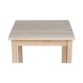 thumbnail image 6 of International Concepts Solid Wood Unfinished Accent Table, 6 of 8