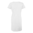thumbnail image 2 of LAT - Ladies Fine Jersey V-Neck Coverup T-Shirt Beach and Lounge Dress, 2 of 3