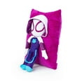 thumbnail image 3 of Spidey & His Amazing Friends Purple Gwen Ghost-Spider 3D Snuggle Pillow, 100% Microfiber, 3 of 5