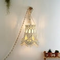 thumbnail image 4 of STARTIST Macrame Lamp Shade Retro Ceiling Handmade Bohemian Hanging Lampshade for Wedding, 4 of 9