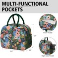 thumbnail image 6 of Womens Pioneer Flower Floral Print Pattern Lunch Box for Work,Insulated Lunch Bag for Women,Loncheras Para Mujer,Leakproof Adult Lunch Bag for Work,Beach,Travel,Picnic,Camping, 6 of 7
