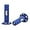 Blue, variant on 7/8" Motorcross Handle Grips Dirt Bike 22mm 24mm Truster Grips Motorcycle Ergonomic Bar End Non Slip Grip Gel Gep Scooter Cruiser Racing Mountain
