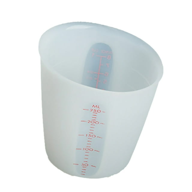 Abbracc Silicone Measuring Cup Pour Bake Measurement With Scale Measure Kitchen 250ml