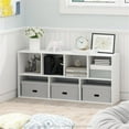 thumbnail image 2 of Pemberly Row Engineered Wood 7-Cube Reversible Open Shelf in White, 2 of 6