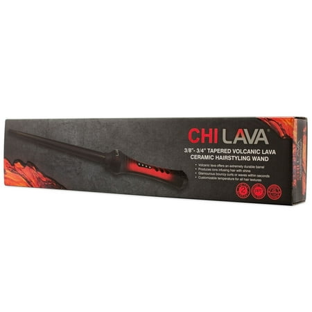 Chi Lava 3/8”-3/4” Tapered Volcanic Ceramic Styling wand