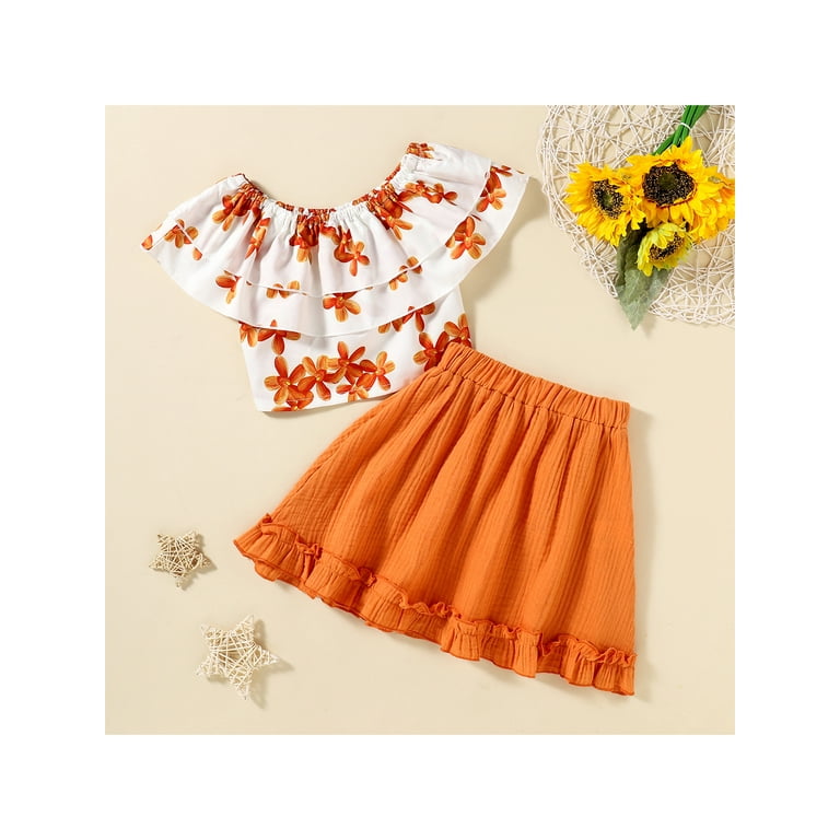 Orange clearance skirt baby