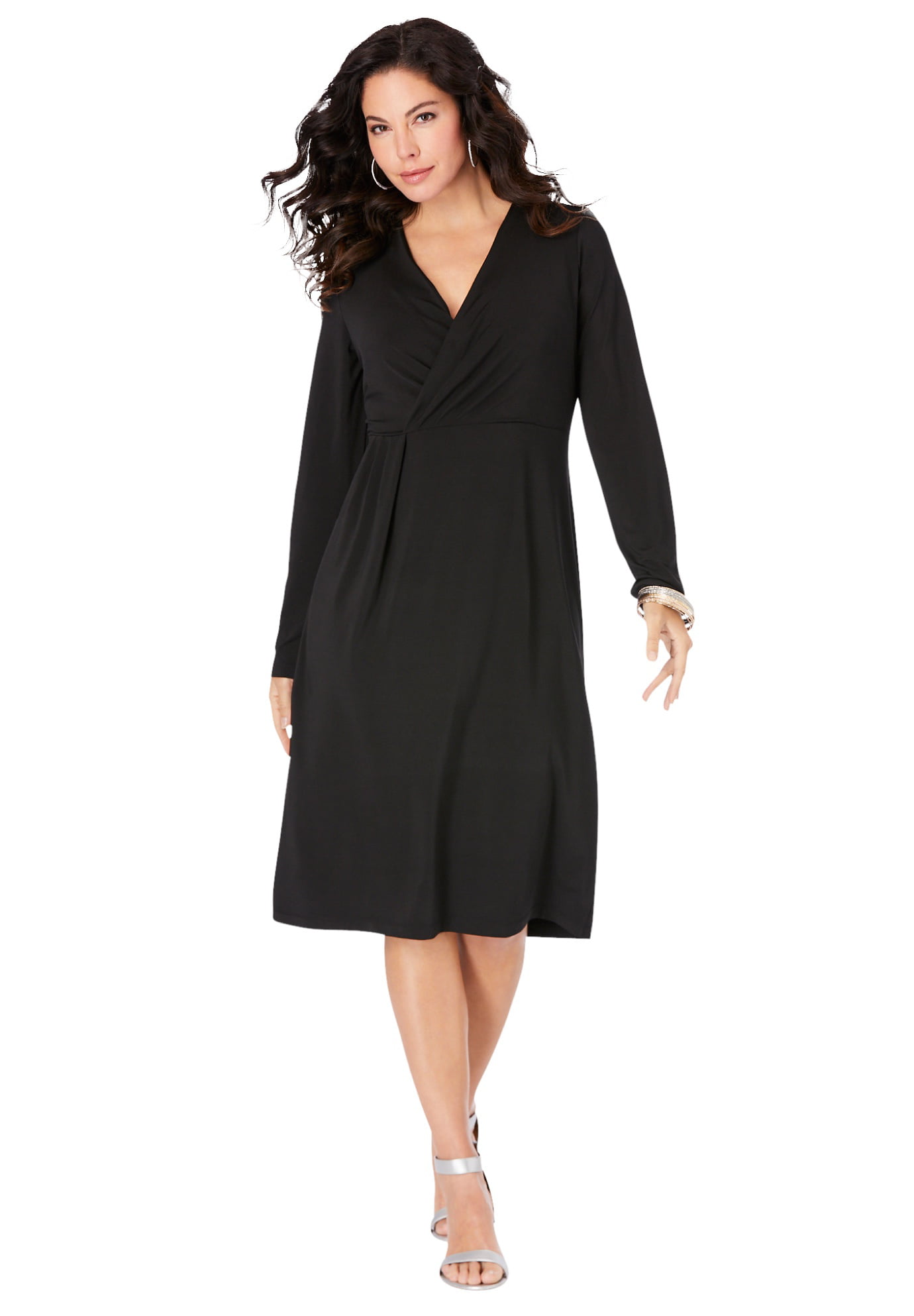 black wrap dress size 20 Big sale - OFF 79%
