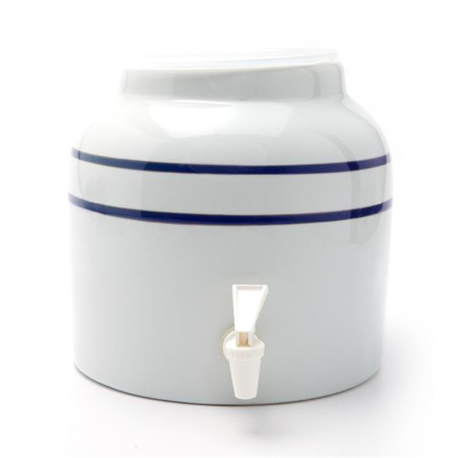 Bluewave Lifestyle PKDS171 Blue Stripe Design Water Dispenser Crock