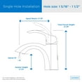 thumbnail image 7 of Gerber D222522BS Single Hole Bathroom Faucet From The Antioch Collection (Valve Included), 7 of 7