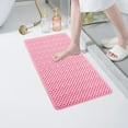 thumbnail image 4 of Fiudx Alfombrilla Antideslizante para Baño con Ventosa de Pvc, Antideslizante y Segura para La Ducha, Cómoda Alfombrilla de Masaje para Pies, Fácil de Limpiar, Multiusos, 69 X 36 Cm., 4 of 6
